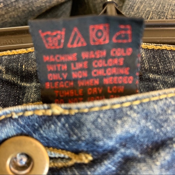 Andre Bini Turquoise Bling Jeans! Size 16 - Picture 7 of 7